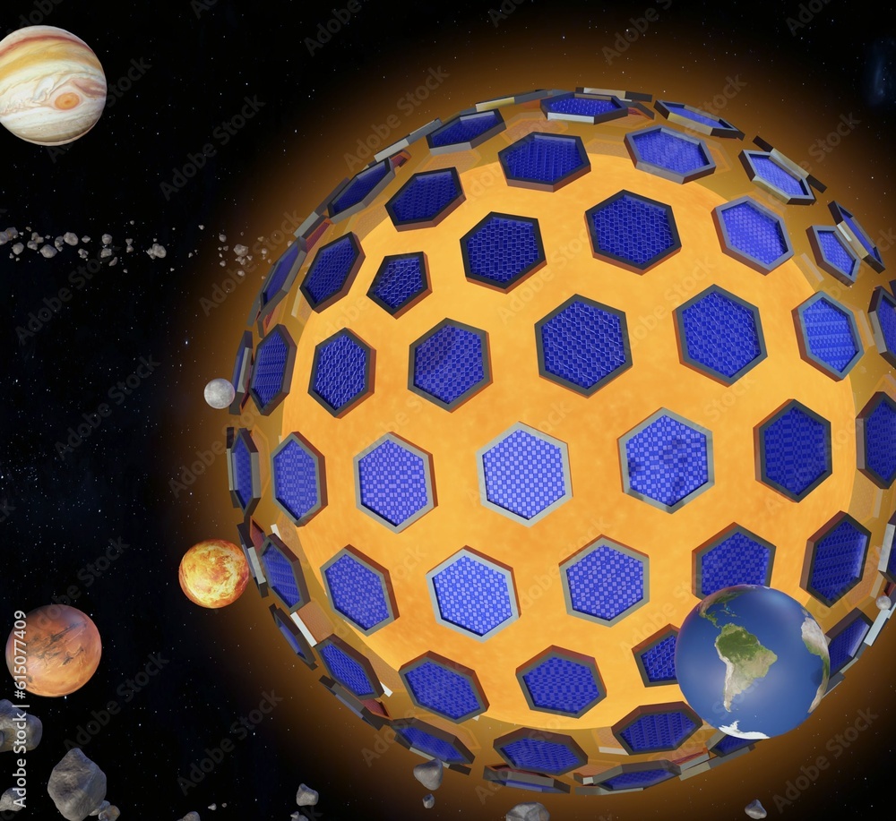 Dyson sphere wrap around our sun in the milky way to get unlimited energy for human civilization