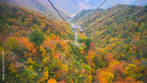 【群馬県・利根郡・みなかみ町】秋の谷川岳ロープウェイ　
Ride the Tanigawadake Ropeway and enjoy the autumn leaves - Gunma, Japan photo