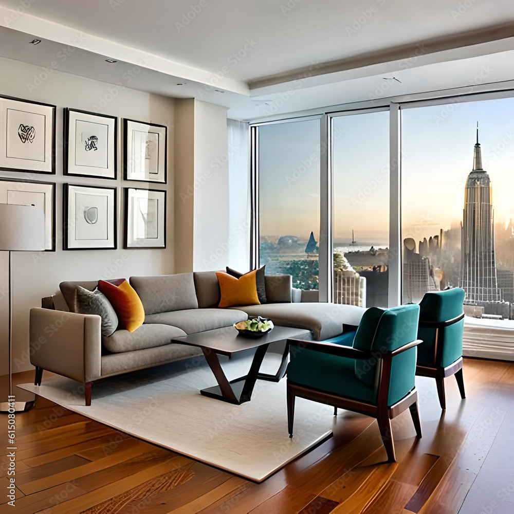 Obraz premium modern living room