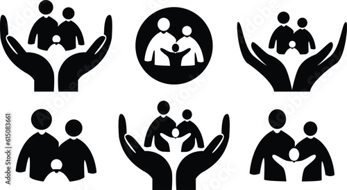 Family icon set