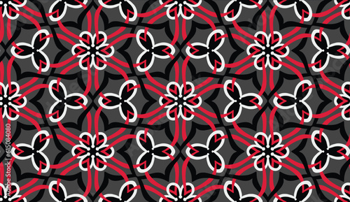 Geometric ethnic pattern seamless flower color. seamless pattern. Design for fabric,curtain,background,carpet,wallpaper,clothing,wrapping,Batik,mandalas,fabric,Vector illustration. pattern style.
