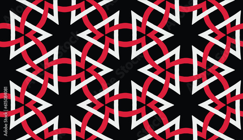 Geometric ethnic pattern seamless flower color. seamless pattern. Design for fabric,curtain,background,carpet,wallpaper,clothing,wrapping,Batik,mandalas,fabric,Vector illustration. pattern style.