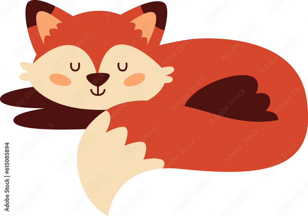 Slipping Fox Animal Slipping Fox Animal