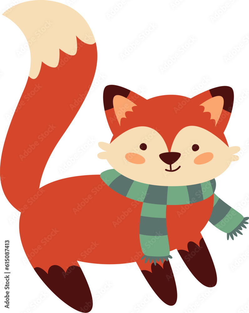 Fox With Scarf Fox With Scarf
