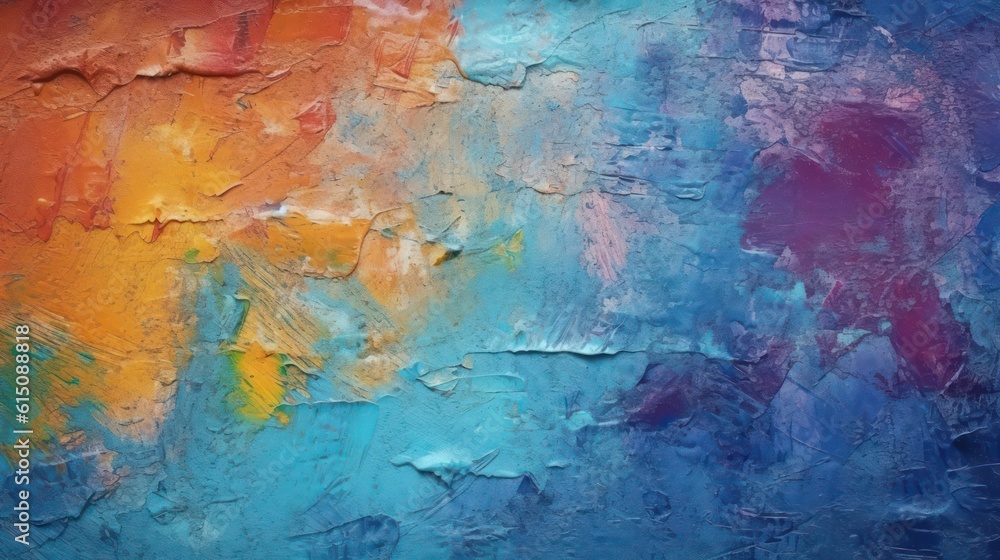 colorful texture wall