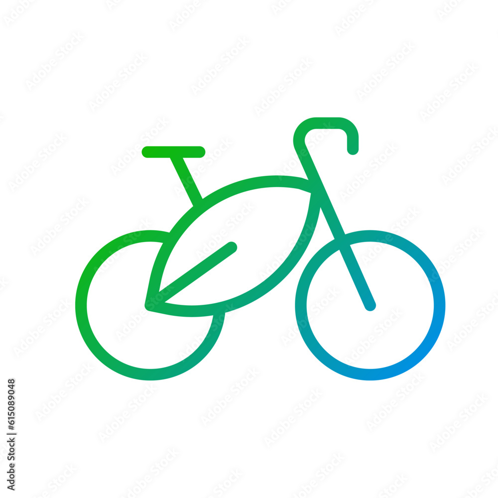 Riding bike pixel perfect gradient linear vector icon. Safe for ecology vehicle. Eco friendly transport. Thin line color symbol. Modern style pictogram. Vector isolated outline drawing Riding bike pixel perfect gradient linear vector icon. Safe for ecology vehicle. Eco friendly transport. Thin line color symbol. Modern style pictogram. Vector isolated outline drawing