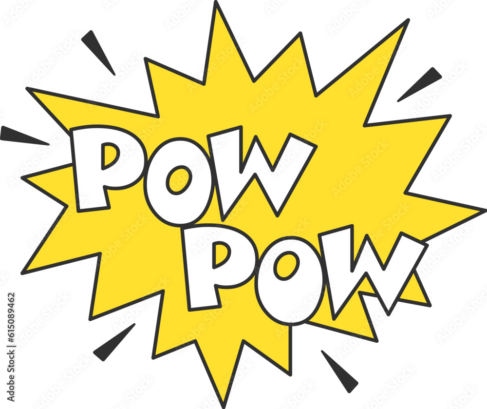 Fototapeta premium Comic Cartoon Explosion