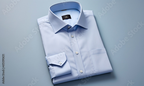 blue business shirt