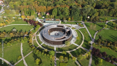 busko zdrój view of the graduation towers in the health resort