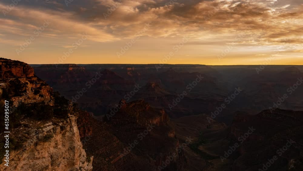 Grand Canyon South Rim Sunrise Lookout Studio Time Lapse Zoom In Arizona USA Grand Canyon South Rim Sunrise Lookout Studio Time Lapse Zoom In Arizona USA