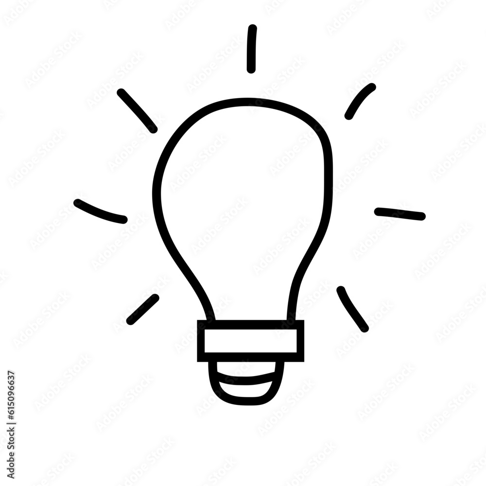 Editable vector pack of bulb line icons, lamp Editable vector pack of bulb line icons, lamp