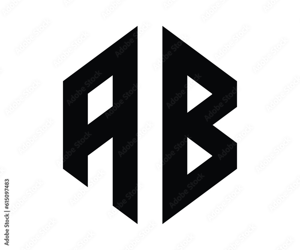 AB letter logo design vector template AB letter logo design vector template