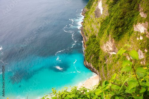 Beautiful coast and tropical beach on Bali island, Indonesia