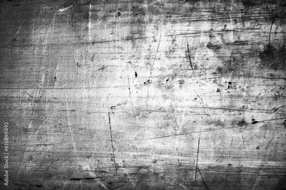 Obraz premium black white wall grain,dust and scratches texture with vignette border background vintage retro background effect