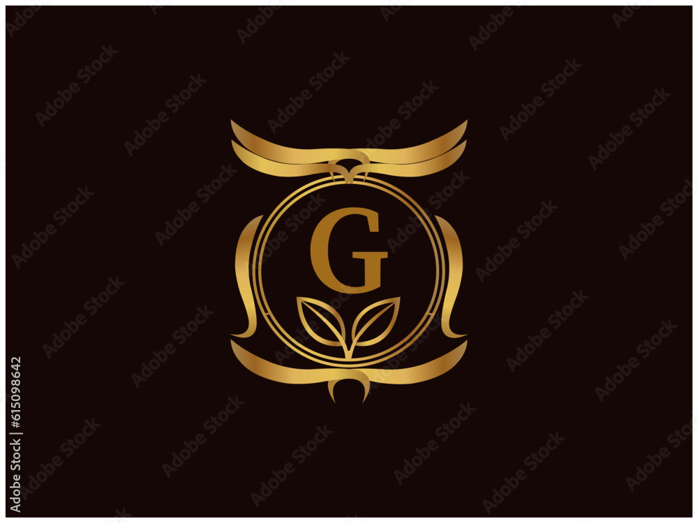Luxury letter Logo with Heraldic crests and Flourishes Calligraphy Monogram design for hotel, Spa, Restaurant, VIP, Fashion and Premium brand identity. Vintage capital Letter for Monogram and Logo. Luxury letter Logo with Heraldic crests and Flourishes Calligraphy Monogram design for hotel, Spa, Restaurant, VIP, Fashion and Premium brand identity. Vintage capital Letter for Monogram and Logo.