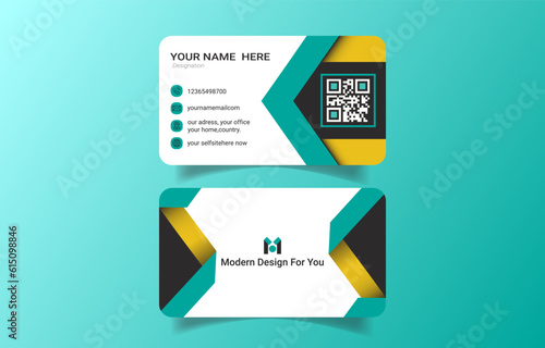 Luxury modern company business card