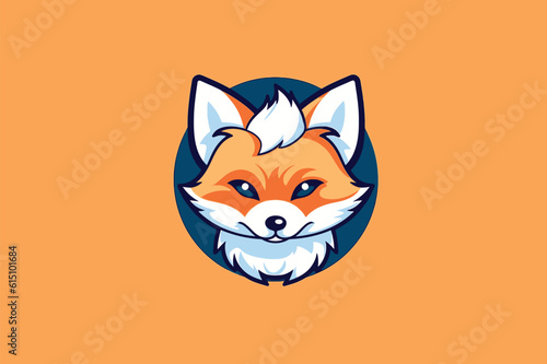  Cute fox mascot logo design vector for your sport team or corporate identity