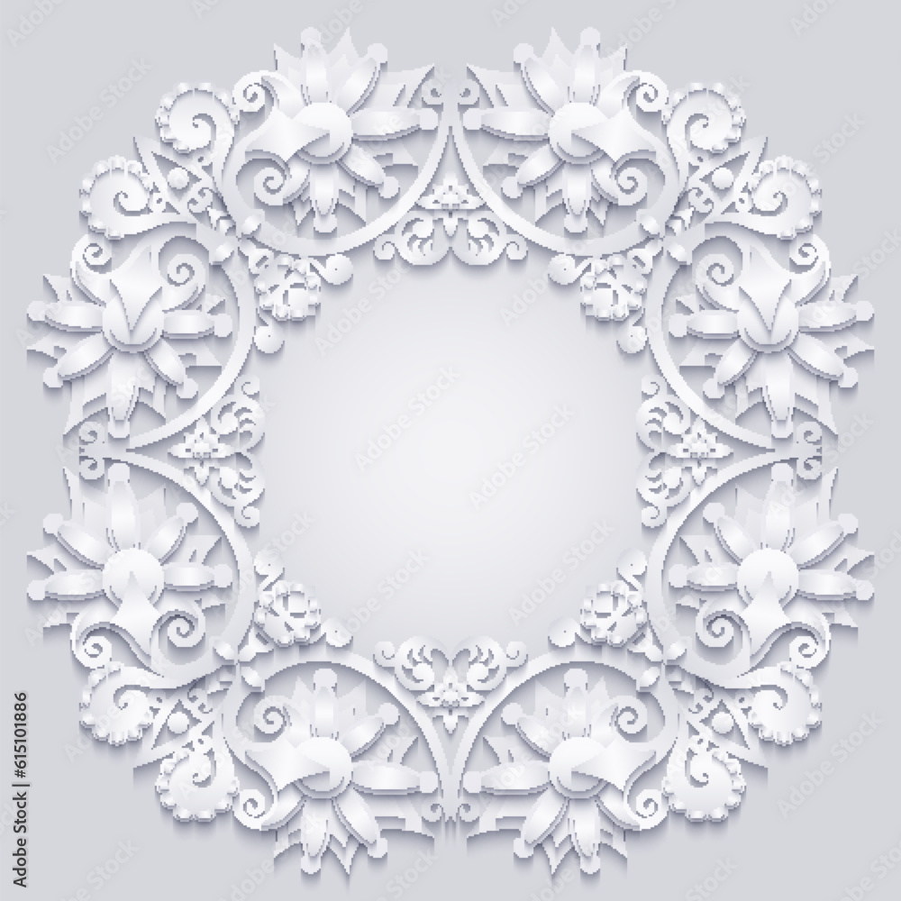 Vector abstract decorative ethnic ornamental illustration