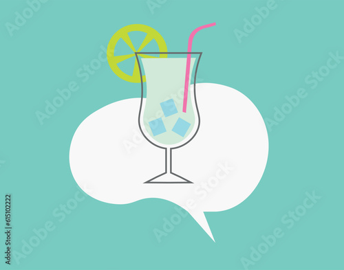 Tropical Temptation: Beachside Bliss with a Colorful Drink