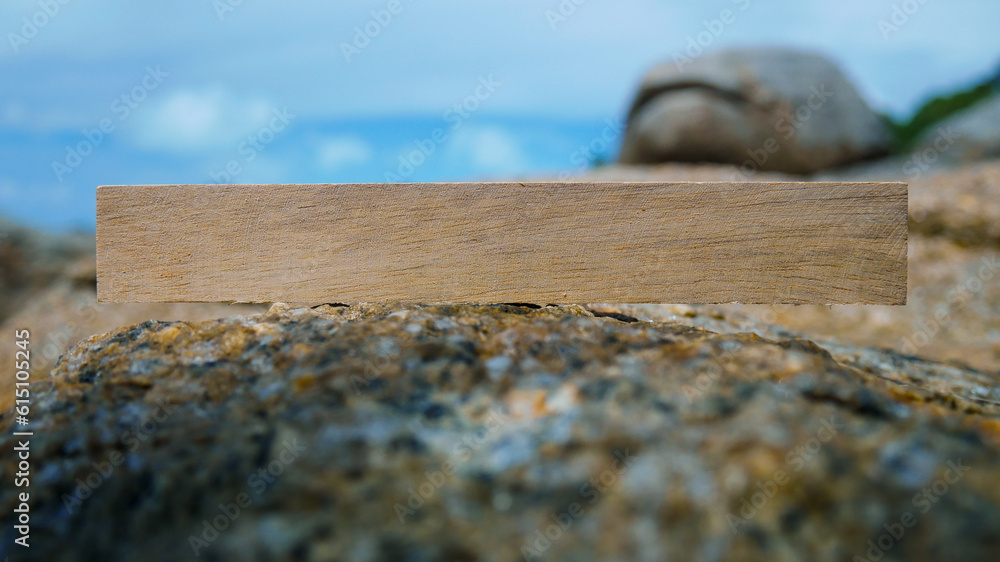 Mockup wooden cubes on on the beach sand. Free space wooden cubes for your text. Mockup wooden cubes on on the beach sand. Free space wooden cubes for your text.
