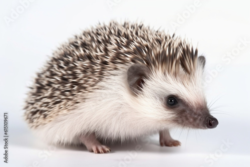 Generative AI.
a hedgehog white background