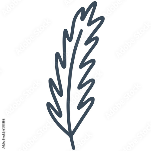 leaf and twig design element