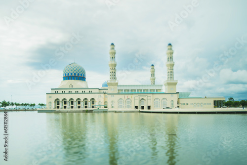 Likas Mosque in Kota Kinabalu in Malaysia.