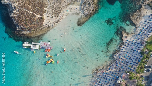 Fototapeta Naklejka Na Ścianę i Meble -  Nissi Beach in Ayia Napa Cyprus