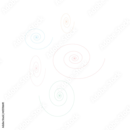 abstract spiral element