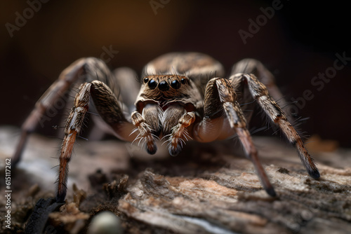 Stealth of the Wolf Spider. Generative AI