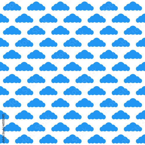 Blue cloud. cloud pattern. cloud pattern background. cloud background. Seamless pattern. for backdrop, decoration, Gift wrapping
