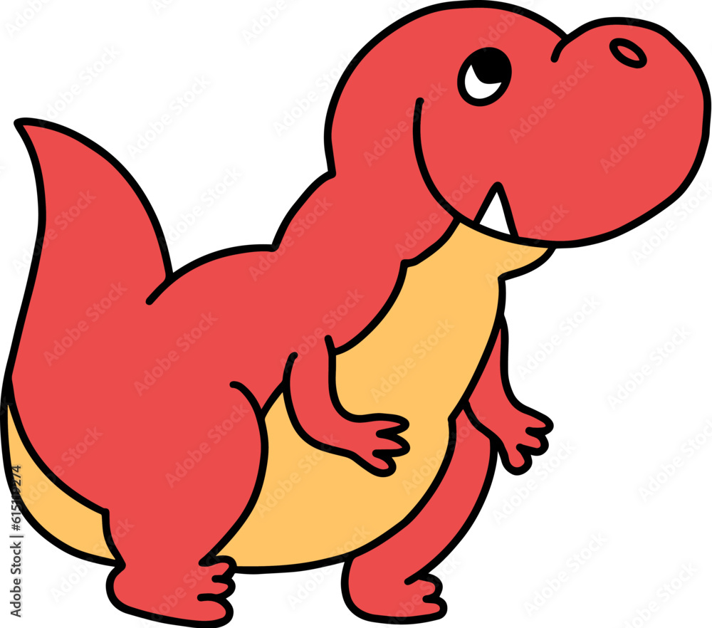 Fototapeta premium cute dinosaur