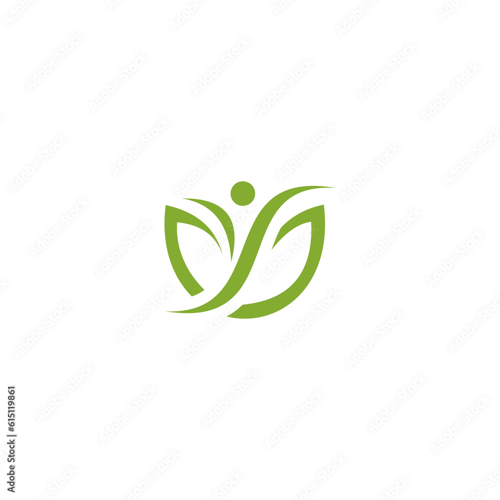 Nature leaf logo design-human leaf logo logo design-healthy leaf logo design Nature leaf logo design-human leaf logo logo design-healthy leaf logo design