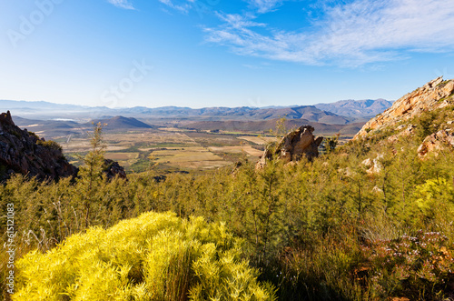 A view over part of the Breede River Valley near Worcester, South Africa.