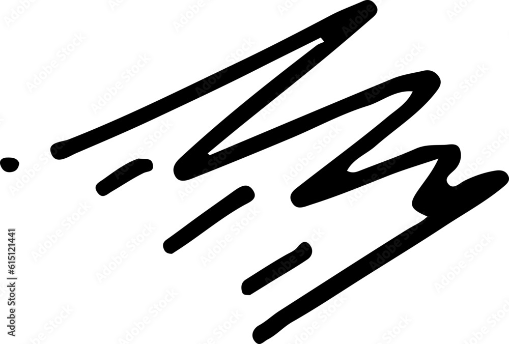 Obraz premium doodle line scribble