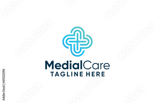 Medical health care logo vector design © Nawla