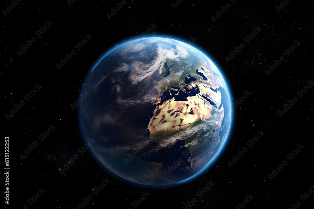 地球のイメージ　with generative ai