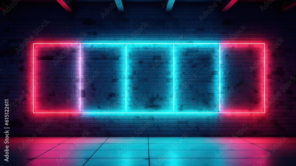 Abstract neon light colorful background. Generative ai. Abstract neon light colorful background. Generative ai.