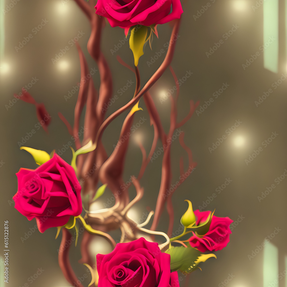 Obraz premium red roses of a background