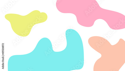 hand drawn background with pastel colors