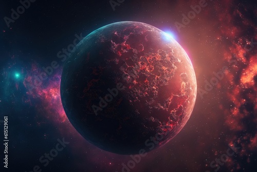 Wallpaper Mural Exploring the majestic cosmos: captivating space photography featuring a stunning planet ,made with Generative AI Torontodigital.ca