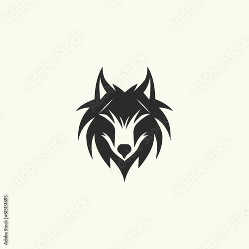 Wallpaper Mural Abstract wolf head logo design vector illustration Torontodigital.ca