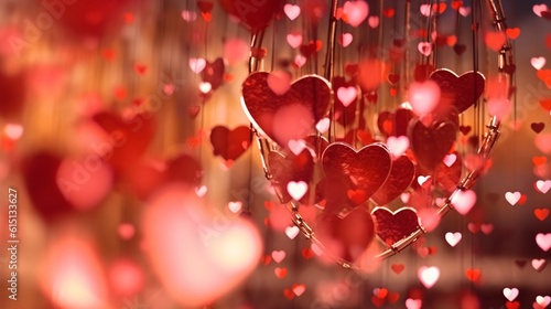 heart background, hearts ab...