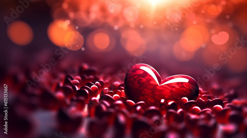 heart background, hearts ab...