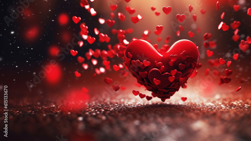 heart background, hearts ab...
