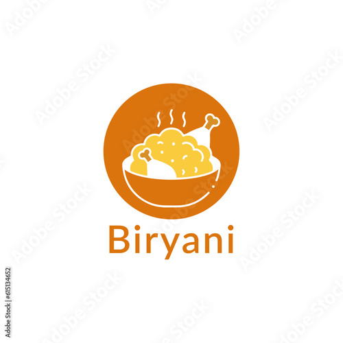 biryani logo design vector templet,