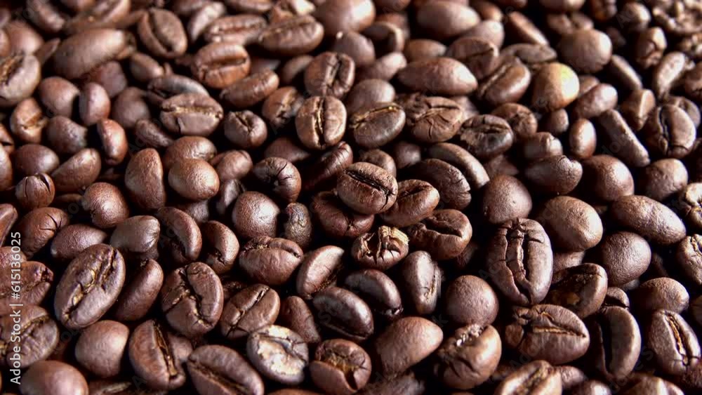 Close-up group of coffee beans Close-up group of coffee beans