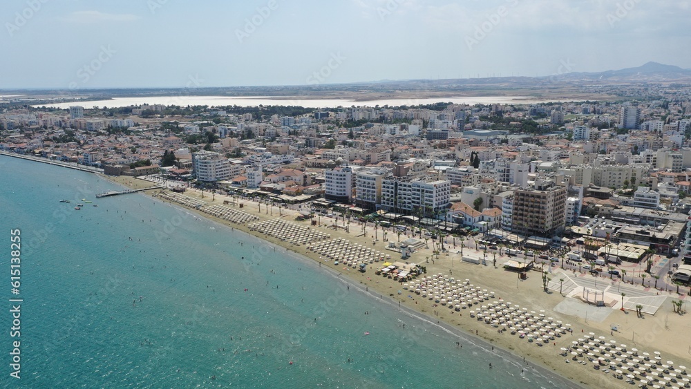 Obraz premium Beach views in Larnaca Cyprus