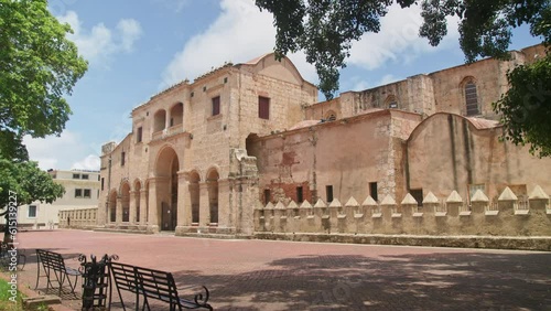 Cathedral, Parque Colon, Santo Domingo. Dominican Republic. 1514-1544. photo