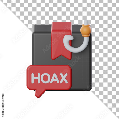 Hoax Spread 3D Illustration
